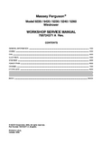 Massey Ferguson 5260 Windrower Service Repair Manual