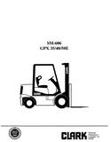 Clark GPX 35 Forklift Service Repair Manual