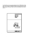 Clark GPX 35 Forklift Service Repair Manual