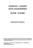 Fiat Kobelco SL55BH Skid Steer Loader Service Repair Manual