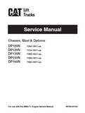 CATERPILLAR CAT DP150N FORKLIFT LIFT TRUCKS Service Repair Manual SN：T39A 10011 and up