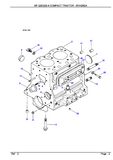 Massey Ferguson MF 220-4 COMPACT TRACTOR Parts Catalogue Manual