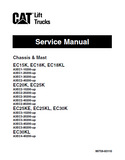 Caterpillar Cat EC15K EC18K Forklift Lift Trucks Service Repair Manual SN:A3EC1-20200 and up