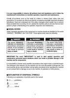 Takeuchi TB1140 Hydraulic Excavator Operator manual Serial No. 51440002 and up