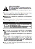 Takeuchi TB1140 Hydraulic Excavator Operator manual Serial No. 51410001 and up