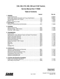 CASE IH C50 Tractor Service Repair Manual