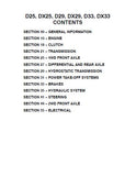CASE IH D33 Tractor Service Repair Manual