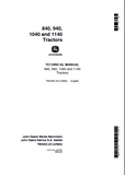 John Deere 940 Tractor Service Repair Manual (TM4353)