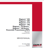 CASE IH Magnum 340 (PST) Tractor Service Repair Manual (PIN ZERF08100 and above)