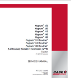 CASE IH Magnum™ 380 CVT TIER 4B Tractor Service Repair Manual (PIN ZJRF04001 and above)