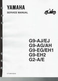 Yamaha G9-EJ Golf Cart Service Repair Manual