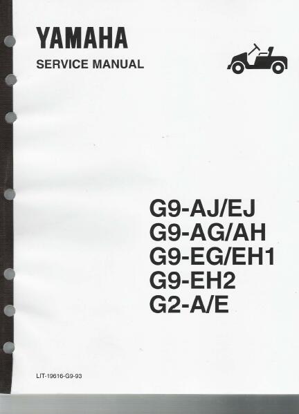 Yamaha G9-EH1 Golf Cart Service Repair Manual