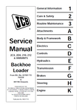 JCB 210, 212 BACKHOE LOADER Service Repair Manual SN：481196 Onwards