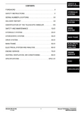 BOBCAT T35100 TELESCOPIC HANDLER Service Repair Manual SN：366611001 and Above