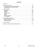 Bobcat TL470(X)HF Telescopic Handler Service Repair Manual S/N: AVDV11001 AND Above