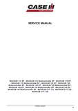 CASE IH MAXXUM 115 Multicontroller EP Tier 4A Tractor Service Repair Manual