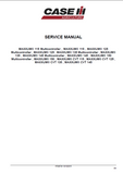CASE IH MAXXUM CVT 145 Tier 4B (final) Tractor Service Repair Manual