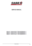 CASE IH Magnum 200 Continuously Variable Transmission (CVT) TIER 4B Tractor Service Repair Manual (PIN ZERH08100 and above)