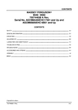 Massey Ferguson 9540 9560 Combine Operator manual (Serial No. AGCM95600EHC18501 and up)