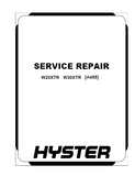 Hyster A455 (W30XTR) Forklift Service Repair Manual