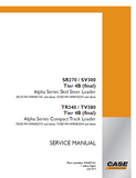CASE TR340 TV380 Tier 4B (final) Alpha Series Compact Track Loader Service Repair Manual PIN NFM482972 and above