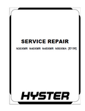 Hyster (E138) N40XMR Forklift Service Repair Manual