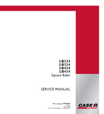 CASE IH LB324 Square Baler Service Repair Manual (4137 and up)