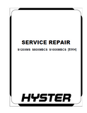 Hyster E004 (S100XMBCS) Forklift Service Repair Manual