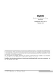 Daewoo Doosan DL500 Wheel Loader Operation and Maintenance manual (Serial Number 5001 and Up)