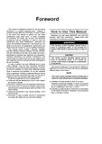 Kawasaki KBL23A Trimmer / Brushcutter Service Repair Manual