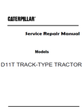 Caterpillar Cat D11T TRACK-TYPE TRACTOR (Prefix AMA) Service Repair Manual (AMA00001 and up)