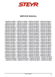 STEYR F4DFE413T Tier 4B (final) Engine Service Repair Manual