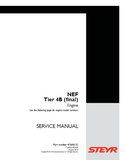 STEYR F4DFE613J Tier 4B (final) Engine Service Repair Manual