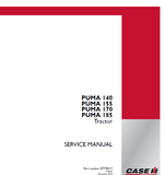 CASE IH PUMA 155 TIER 3 Tractor Service Repair Manual [HCCZ185CECW21177 - ]