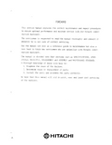 Hitachi UH501 Hydraulic Excavator Service Repair Manual