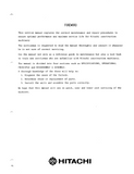 Hitachi UH801 Hydraulic Excavator Service Repair Manual