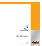 CASE 721G XT - EH, NEW CAB TIER2 Wheel Loader Service Repair Manual [FNH0721GNGHE00001 - ]