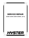 Hyster D114 (E30XM (Pre-SEM)) Forklift Service Repair Manual