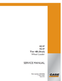 CASE 821F Tier 4B (final) Wheel Loader Service Repair Manual