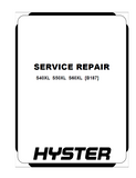 Hyster B187 (S50XL) Forklift Service Repair Manual