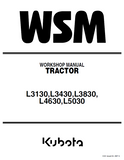 KUBOTA L4630 TRACTOR Service Repair Manual