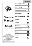 JCB 2.0D/G, 2.5D/G, 3.0D/G, TELETRUK Service Repair Manual SN（78001 Onwards）