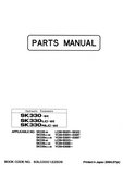 Kobelco SK330-6E Crawler Excavator Parts Catalogue Manual SN: LC08-06201 to 06322