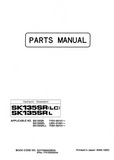 Kobelco SK135SRLC Crawler Excavator Parts Catalogue Manual SN: YH01-00101 and up