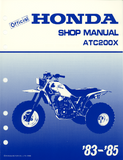 1983 Honda ATC200X Service Repair Manual