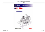Takeuchi TL220 Track Loader Parts Catalogue Manual (Serial No. 222000001 and up)