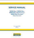 New Holland 9090X Olive Grape Harvester Service Repair Manual (Europe)