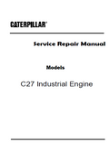 Caterpillar Cat C27 Industrial Engine (Prefix RAM) Service Repair Manual (RAM00001 and up)