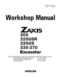 Hitachi Zaxis 250LC Excavator Service Repair Manual
