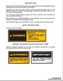 Bobcat 843 Hydrostatic Pump Component Service Repair Manual SN: All